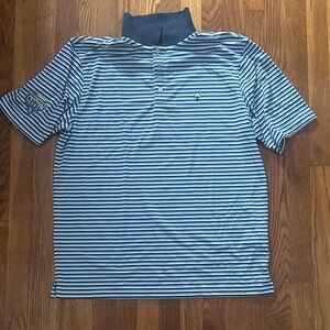 The Southern Shirt Company Navy and White Striped Polo